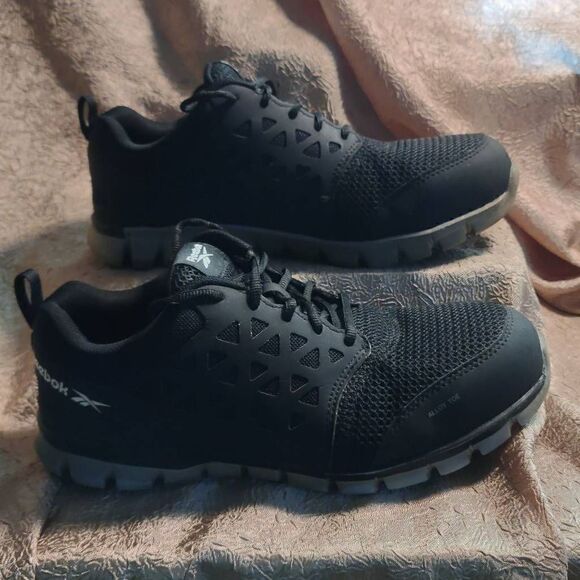 Reebok Men's Sublite Cushion Athletic Work Sneakers Shoes Black Size 9 - Picture 5 of 14
